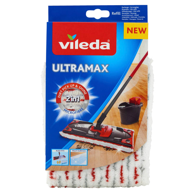 Vileda -  Mop ultra max power | 8 stuks