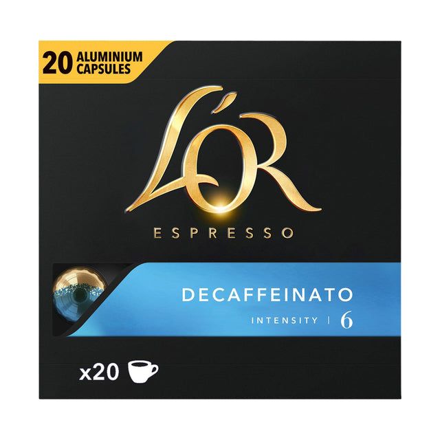 L'or - Koffiecups l'or espresso decaffeinato 20st