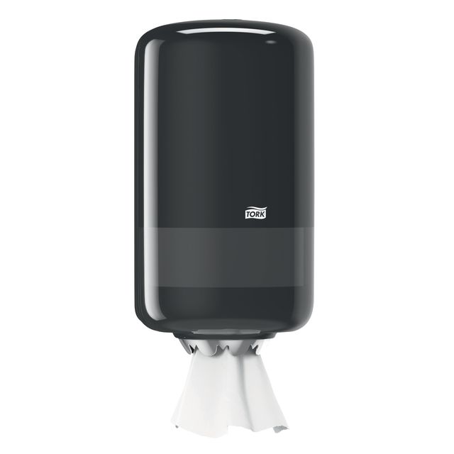 Tork -  Poetspapierdispenser m1 elevation klein zwart