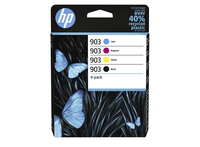 HP -  Inktcartridge  6zc73ae 903 zwart + 3 kleuren