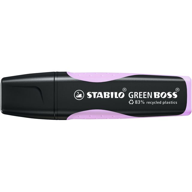 Stabilo -  GREEN BOSS tel, milieuvriendelijke markeerstift, lila blush, per stuk