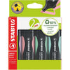 Stabilo - Surligneur GREEN BOSS 6070/4 pastel assorti étui de 4 pièces