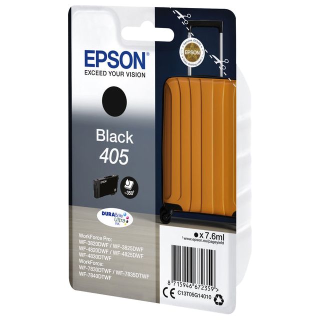 Epson - inktcartridge 405, 350 pagina's, OEM C13T05G14010, zwart