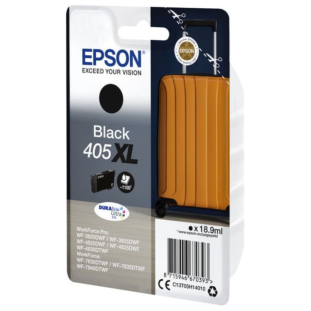 Epson - inktcartridge 405XL, 1.100 pagina's, OEM C13T05H14010, zwart