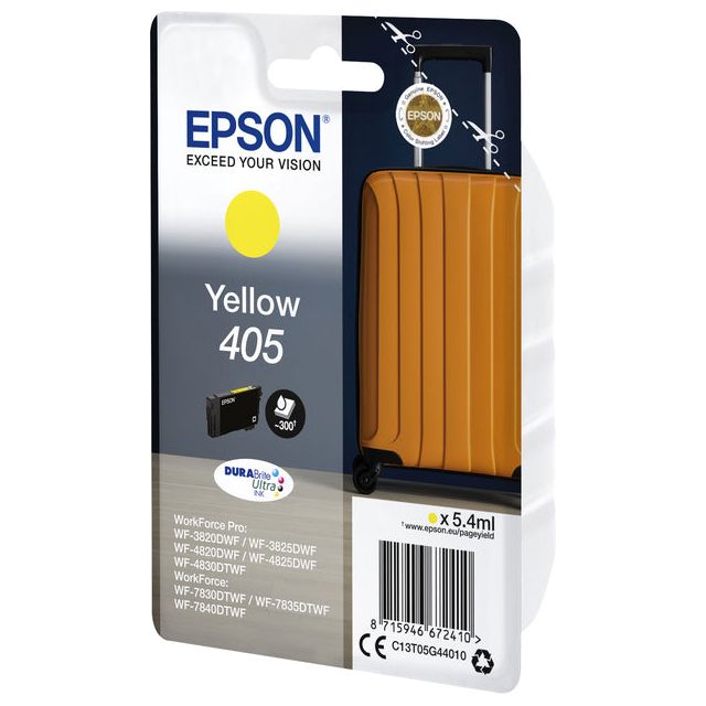 Epson - inktcartridge 405, 300 pagina's, OEM C13T05G44010, geel