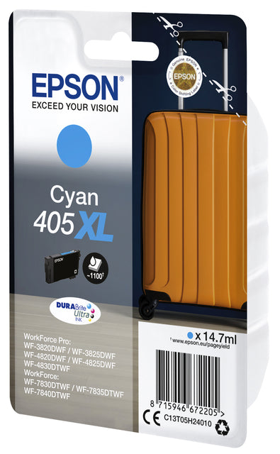Epson -  Inktcartridge  405xl t05h24 blauw