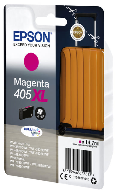 Epson -  Inktcartridge  405xl t05h34 rood | 8 stuks