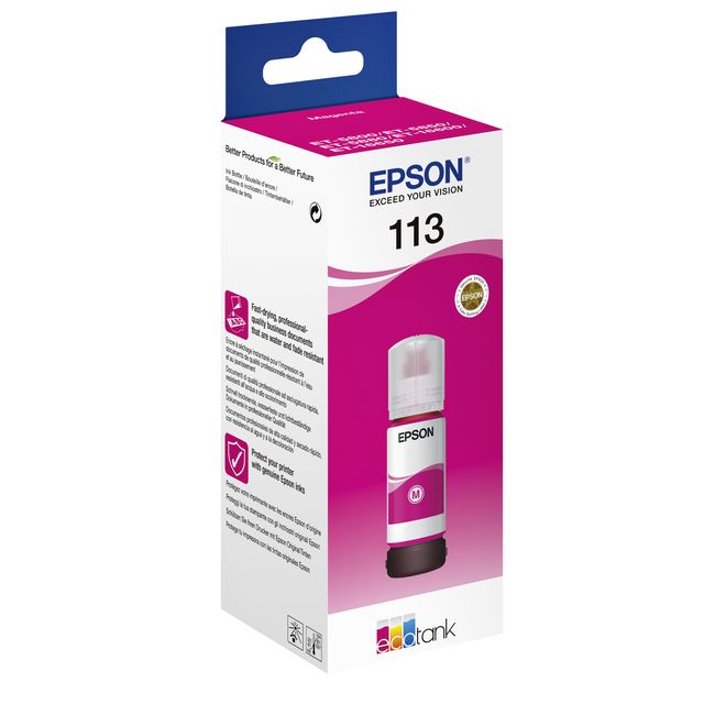 Epson - Recharge encre 113 EcoTank rouge