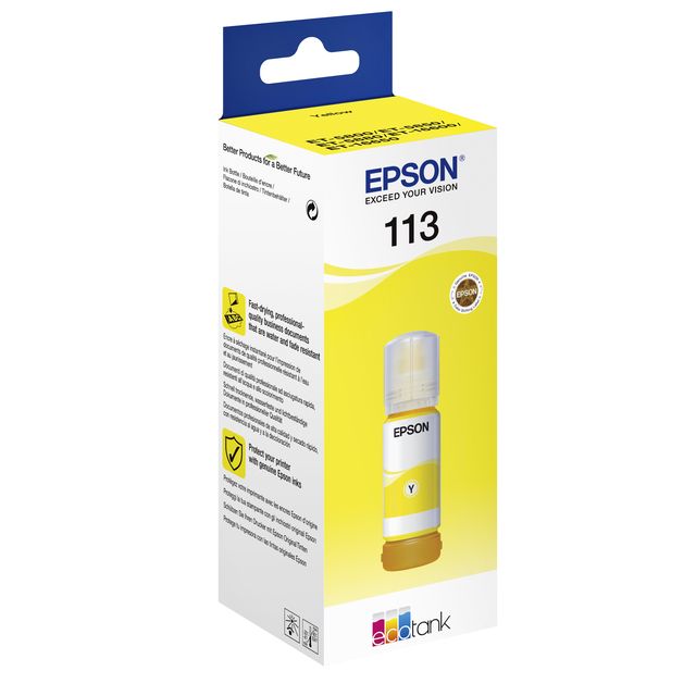 Epson -  113 EcoTank Pigment Yellow ink bottle