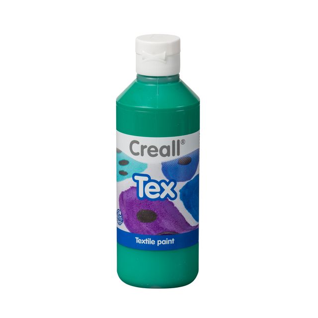 Creall - Textilfarbe Tex grün 250ml | 6 Stück