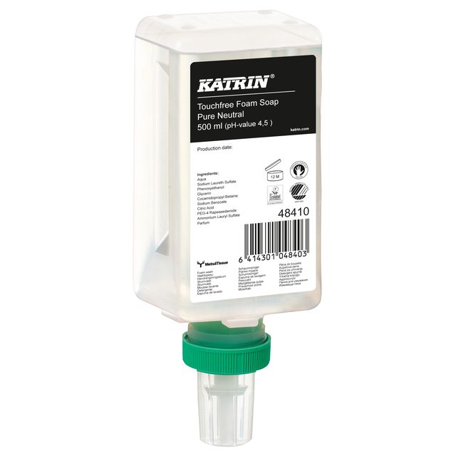Katrin -  Handzeep  neutral schuim touchfree 48410 | 12 stuks