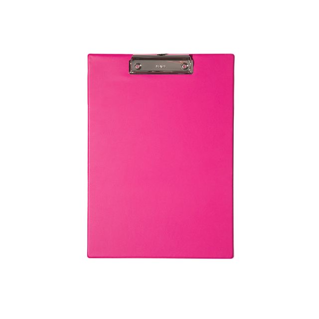 MAUL -  Klembord A4 staand PVC neon roze | 12 stuks