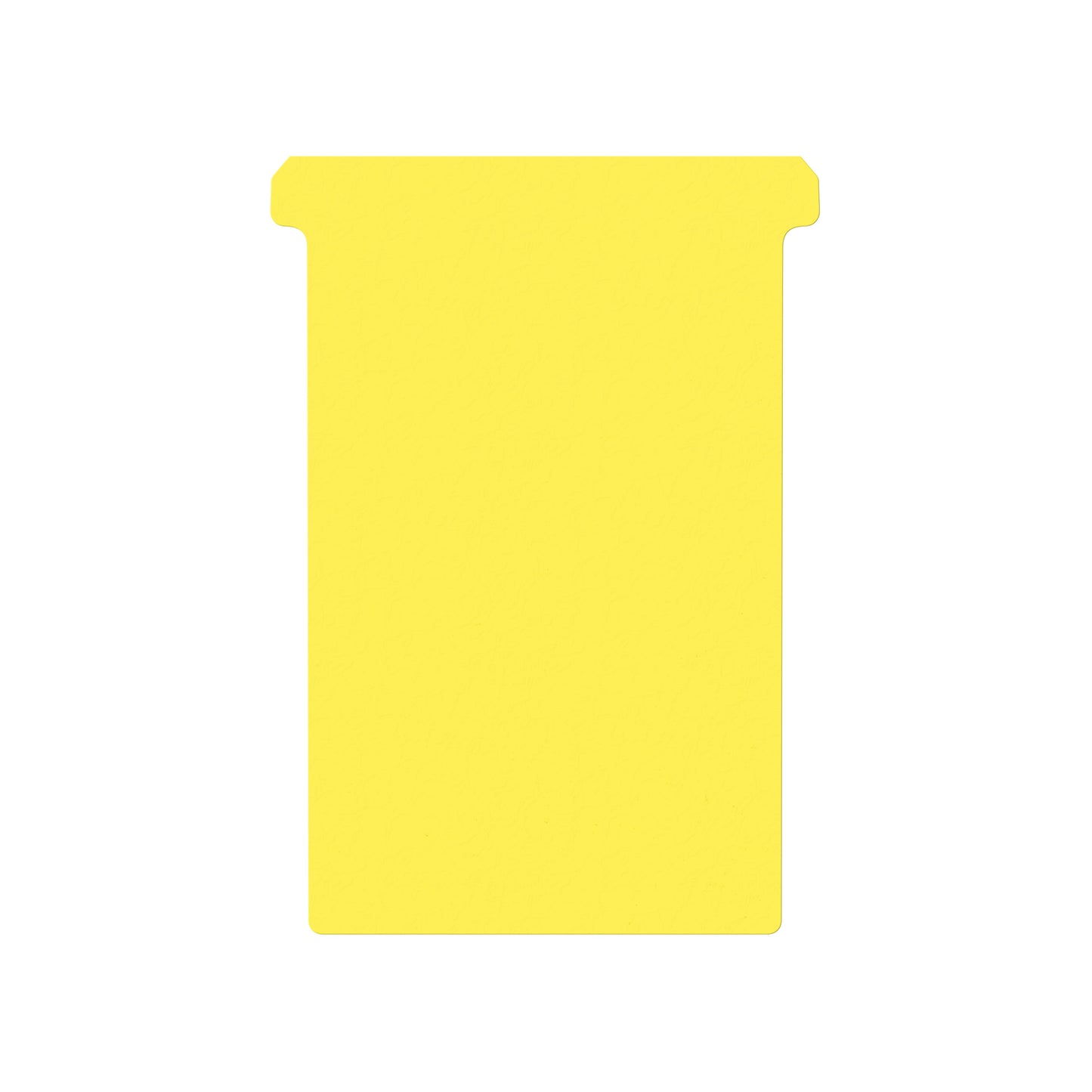 Djois - T-card taille 4 107mm jaune 100 pièces