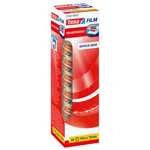 Tesa -  Plakband film 10mx19mm transparant 8 rol