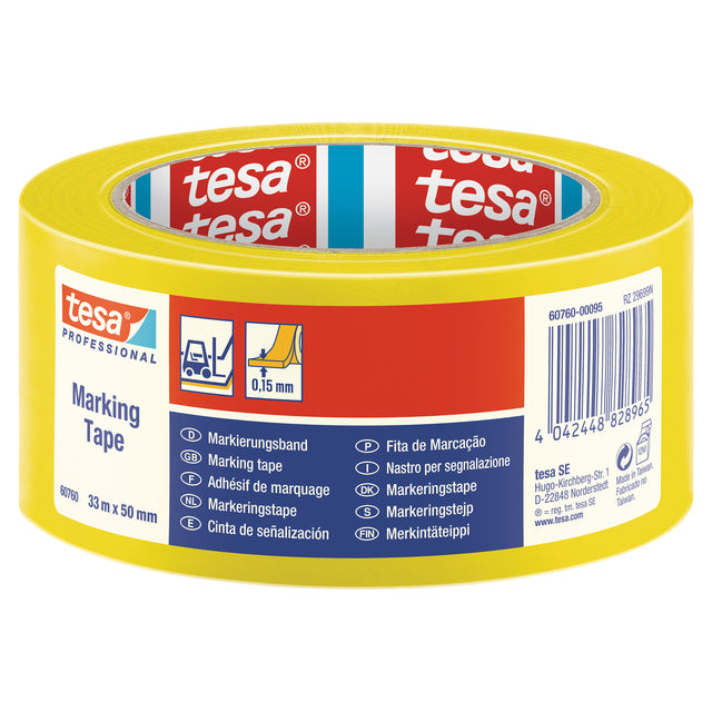 Tesa - Markeringse ® Professional 60760 PV1 50mmx33m gelb