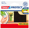 Tesa - Feutre de protection ® Protect anti-rayures 80x100mm marron
