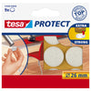 Tesa - Feutre de protection ® Protect anti-rayures Ø26mm blanc 12 pièces