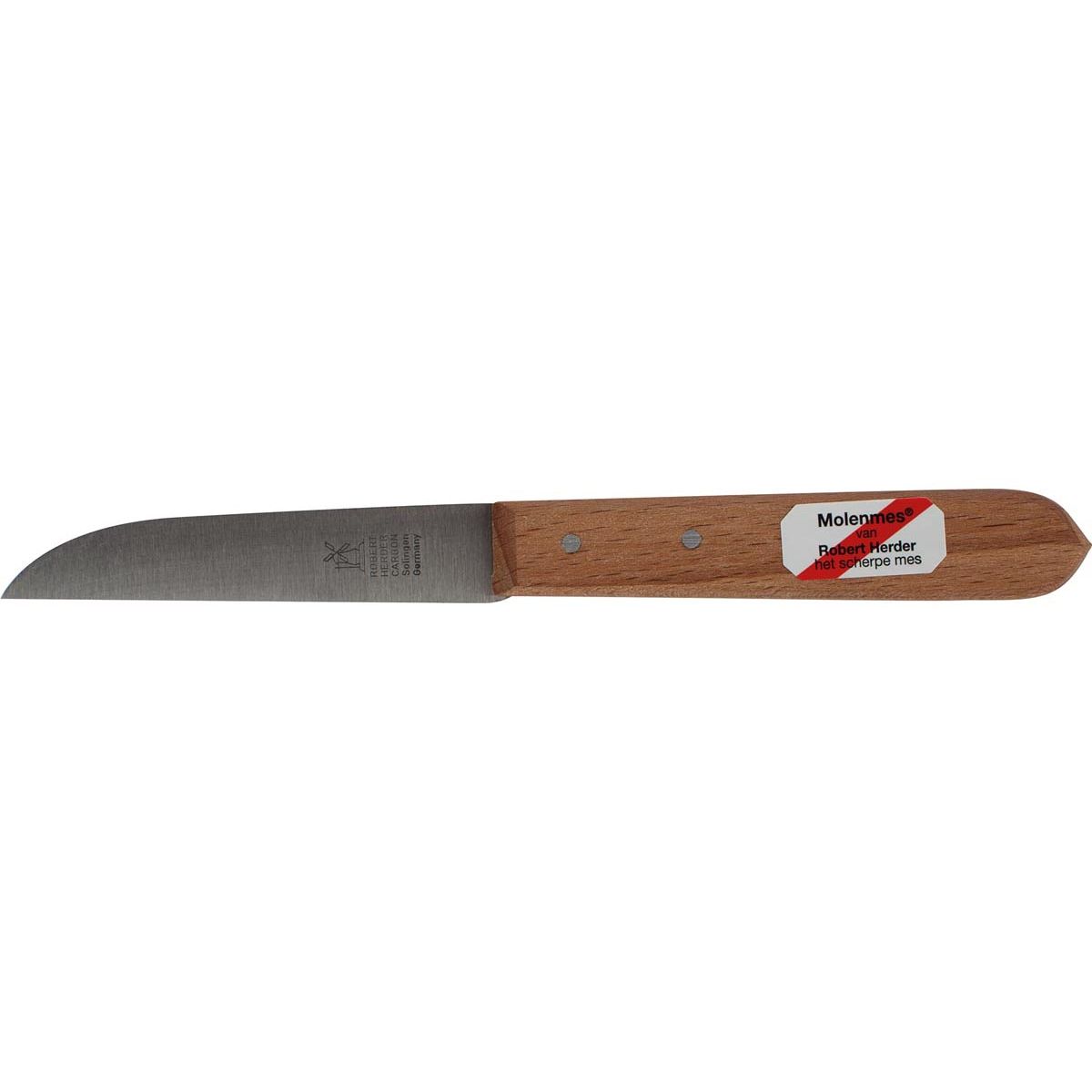 Solingen -  Herder molenmes, carbon/hout, 8,5 cm