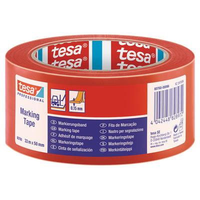Tesa - Markeringse ® Professional 60760 PV1 50mmx33m rouge | 6 pièces