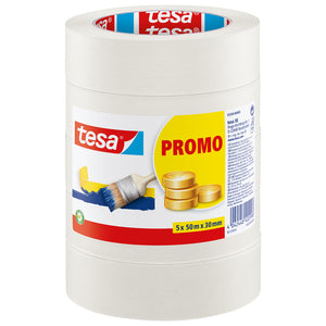 Tesa - Afplake ® Economy 50mx30mm beige 5 rouleaux