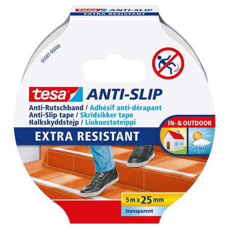 Tesa - Antirutsch e® 5mx25mm transparent