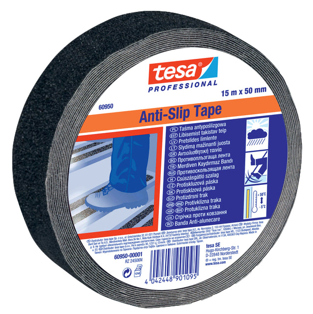Tesa -  Antislipe professional 60950 50mmx15m zw | 3 stuks