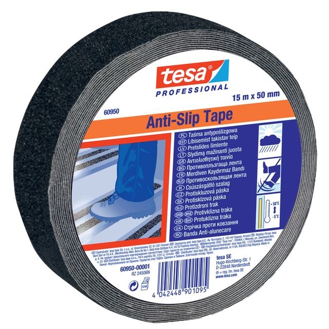 Tesa - Antislip ® Professional 60950 50mmx15m schwarz