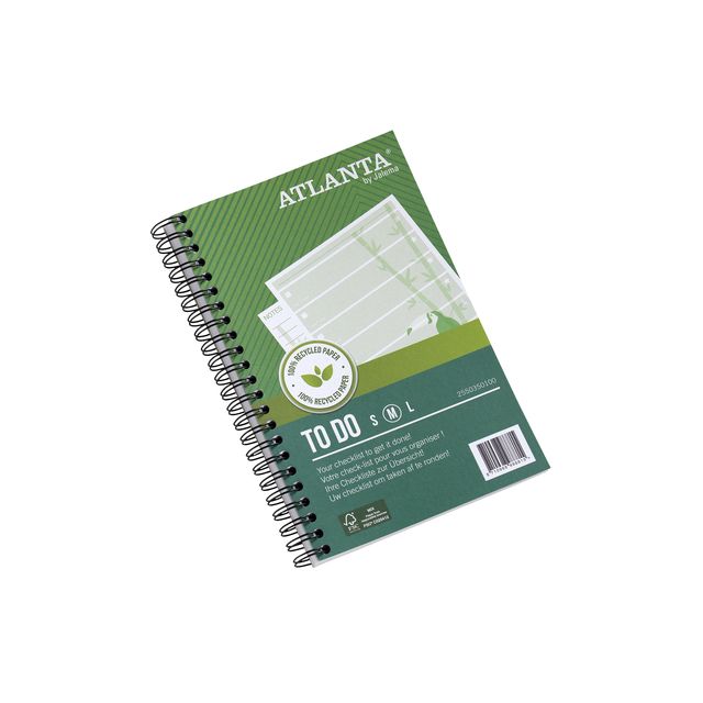 Djois - Choses à faire papier recyclé Jungle 125x195mm 100 feuilles 70gr vert 2 pièces