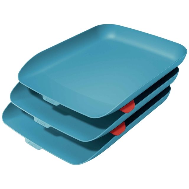 Leitz - Briefablage Cozy 3er-Set A4 serene blue
