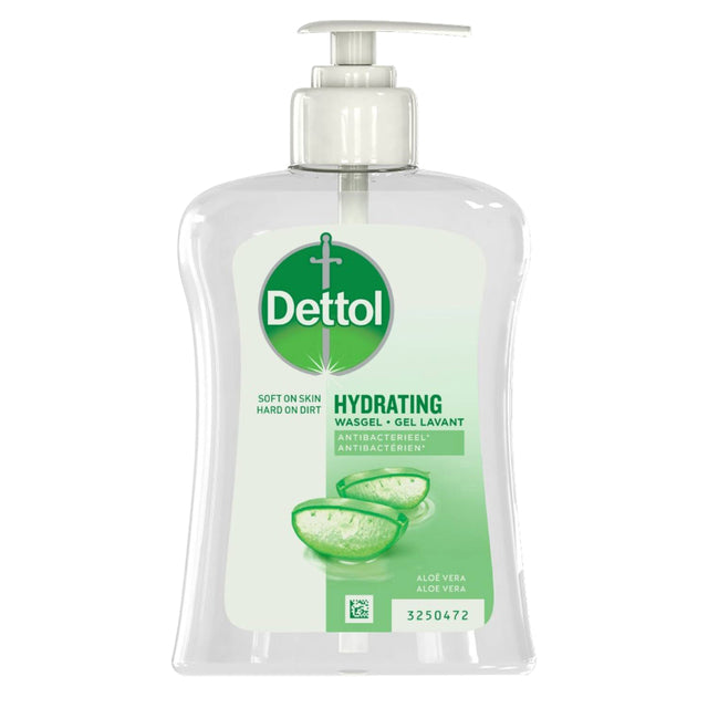 DETTOL - Savon Mains Hydratant Aloe Vera antibactérien 250ml