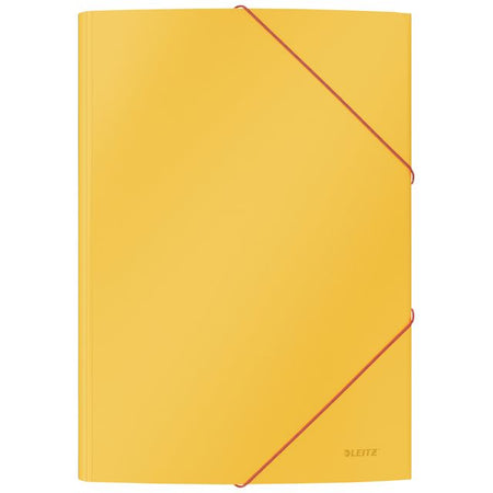 Leitz -  Elastomap  cosy a4 3-kleps geel | 10 stuks