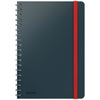 Leitz - Carnet Cosy B5 160 pages 100gr ligne spirale gris