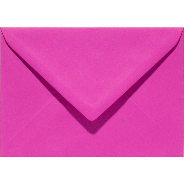 Papicolor - Enveloppe EA5 156x220mm rose vif pack de 6 pièces