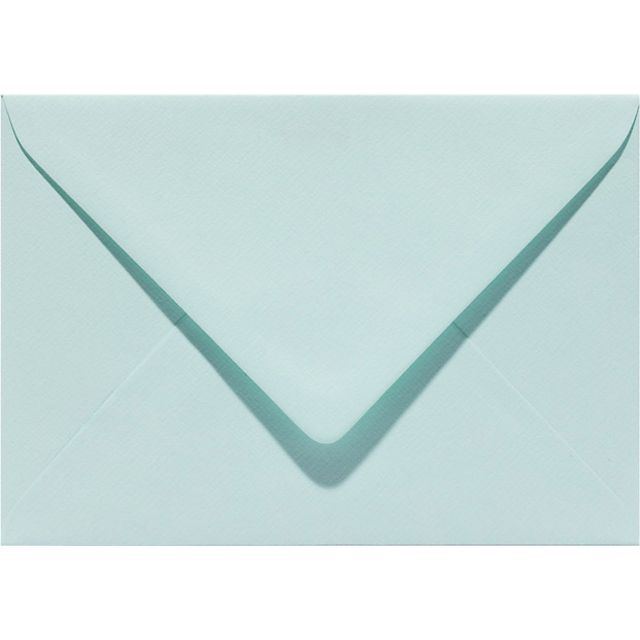 Papicolor - Enveloppe EA5 156x220mm vert d'eau pack de 6 pièces