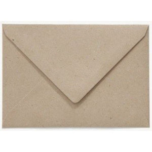Papicolor -  Envelop  ea5 156x220mm kraft grijs