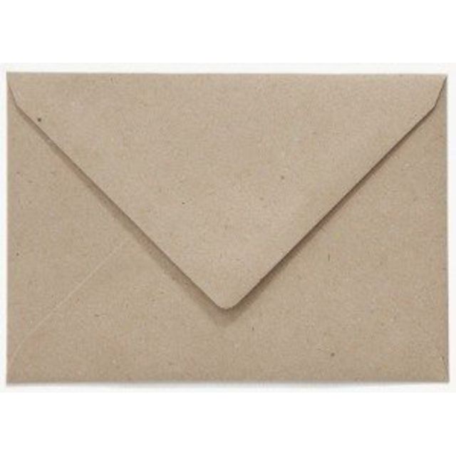 Papicolor -  Envelop  ea5 156x220mm kraft grijs | 75 stuks