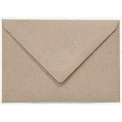 Papicolor -  Envelop  ea5 156x220mm kraft grijs | 75 stuks