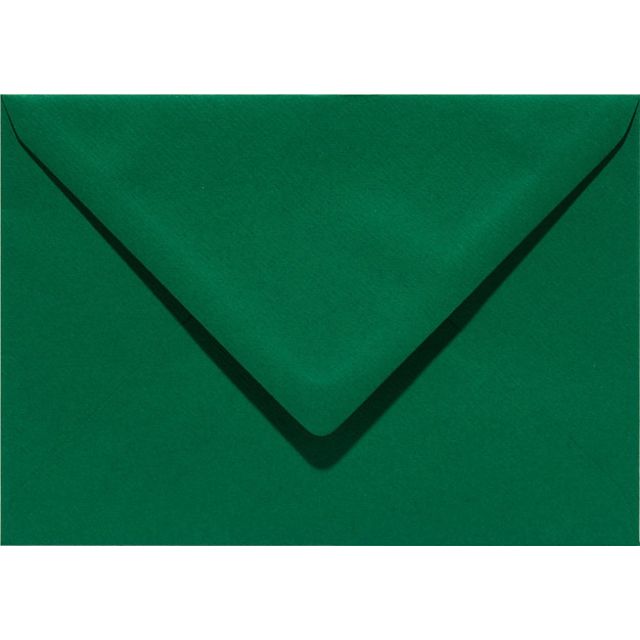 Papicolor - Enveloppe EA5 156x220mm vert sapin pack de 6 pièces