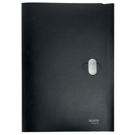 Leitz - Classeur Recycle A4 3 volets PP noir | 40 pièces