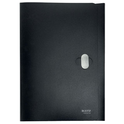 Leitz - Classeur Recycle A4 3 volets PP noir