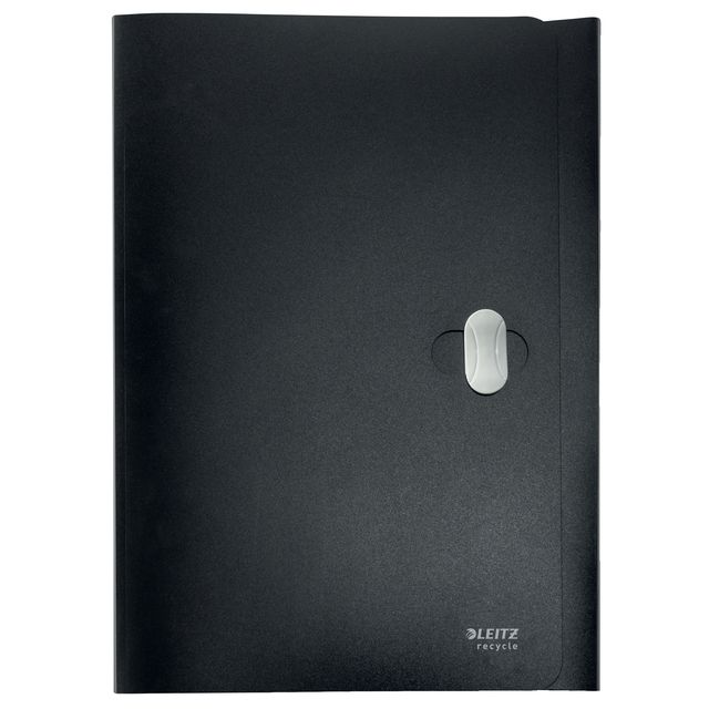 Leitz - Classeur Recycle A4 3 volets PP noir