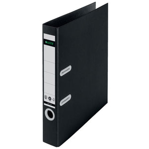 Leitz - Ordner Recycle 180° 50mm Karton A4 schwarz | 10 Stück