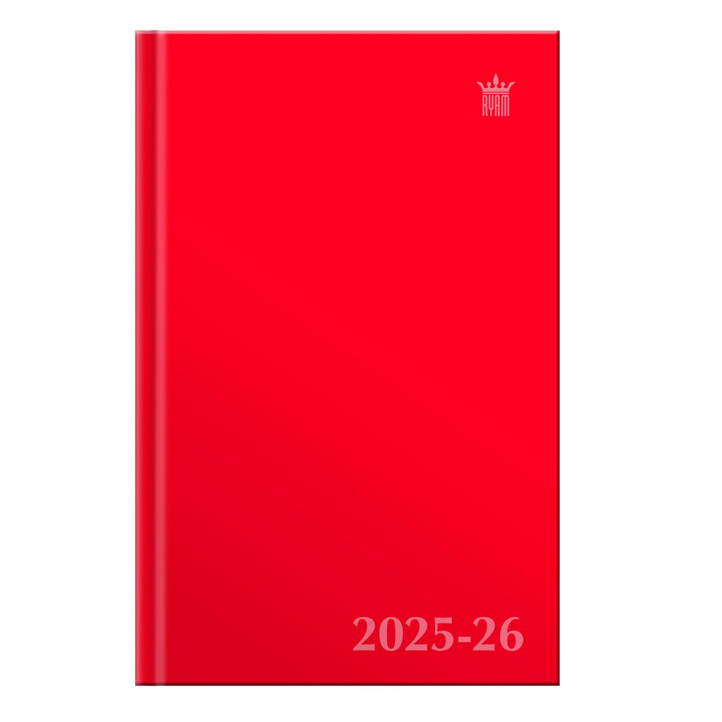 Ryam – Schulkalender 2025–2026, Studium, Uni, 7 Tage/2 Stunden, rot