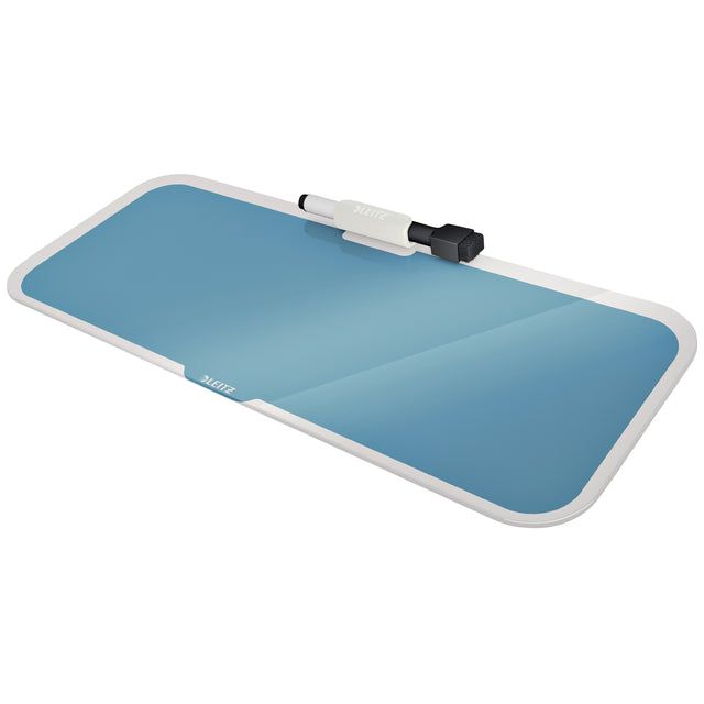 Leitz - Glass Desktop Pad Leitz Bleu confortable