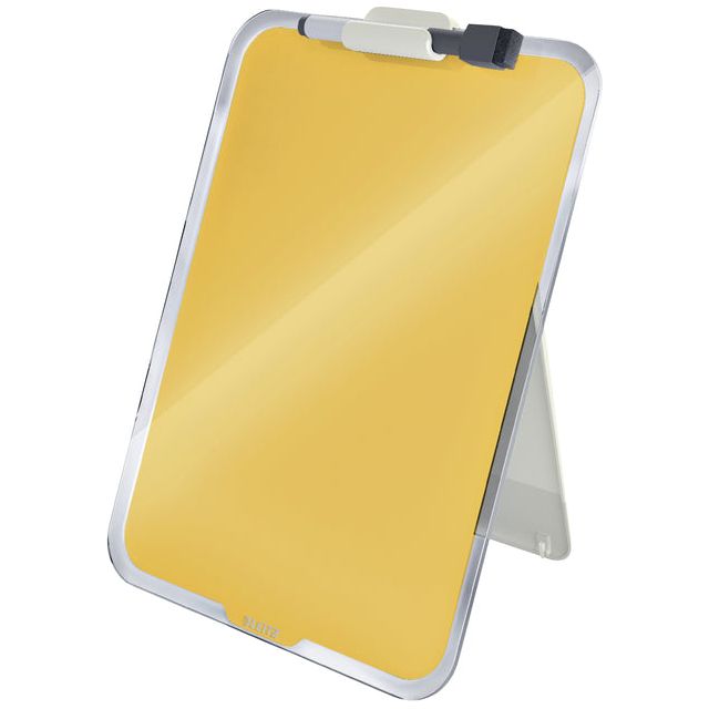 Leitz - Glass Desktop Flipover Leitz confortable jaune