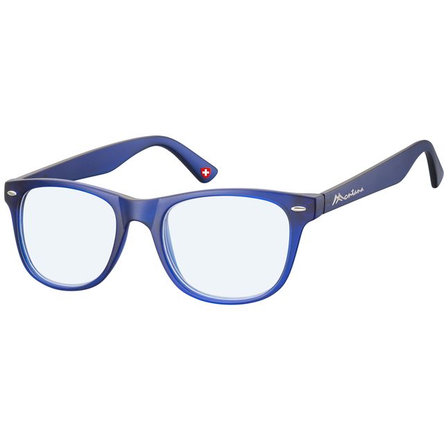 Montana - Lesebrille +1,00 dpt Blaulichtfilter blau