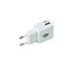 Green Mouse - Chargeur USB-C 1x et USB-A 1x 2,4A blanc | 5 pièces