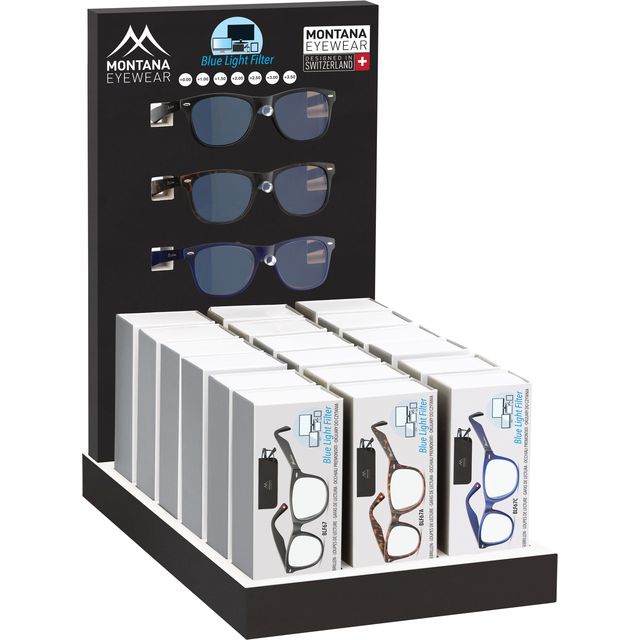 Montana -  Leesbril blue light filter assorti | 18 stuks