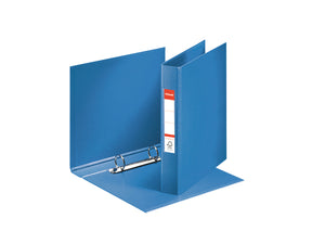 Esselte - Classeur à anneaux VIVIDA A5 2 anneaux O-mechanism 25mm PP Bleu