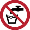 Djois -  Pictogram  geen drinkwater ø100mm rd